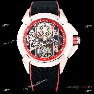 Replica Jacob & Co. Epic x CR7 44 mm Automatic Watches Rose Gold Case
